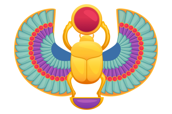 Download Scarab Icon. Sacred Egypt Golden Bug Sym - Sacred Collection