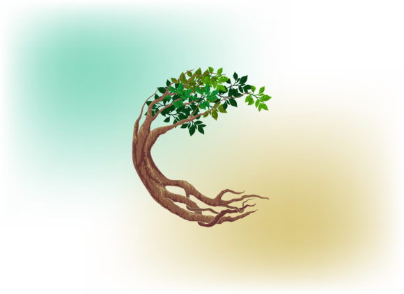 Download Abstract Tree Logo with Circular Shapes - Tree Collection