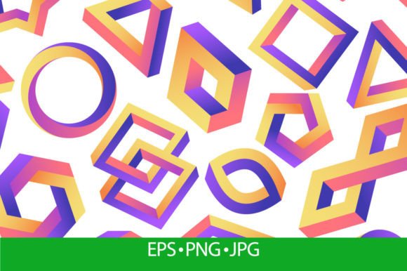 Download Impossible Geometry Pattern. Seamless - Geometry pattern Collection