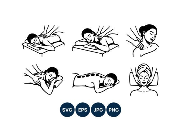 Download Massage Therapy Woman Vector - Woman Collection