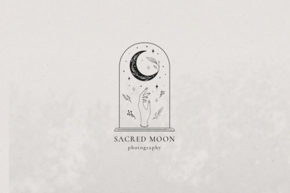 Download Sacred Moon Logo Templates Kit. - Sacred Collection