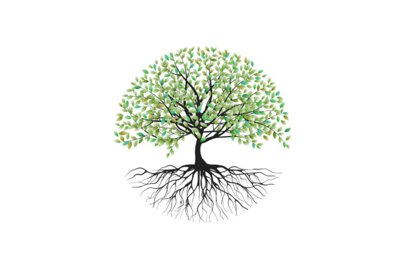 Download Feminine Tree Logo with Circular Shape - Tree Collection
