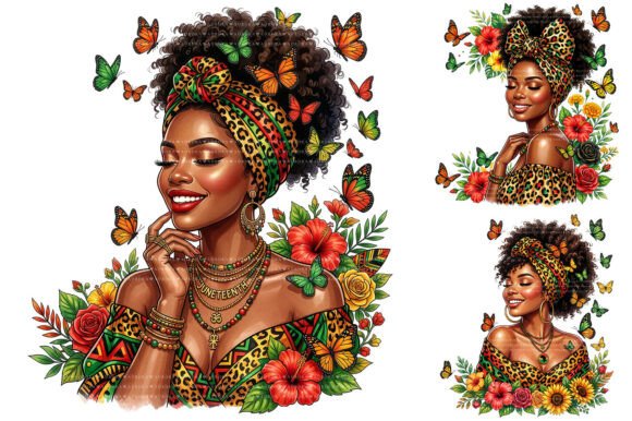 Download Black Woman Juneteenth Sublimation PNG - Woman Collection