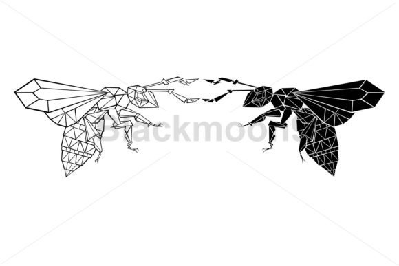Download Polygonal Flying Bee - Polygonal Collection